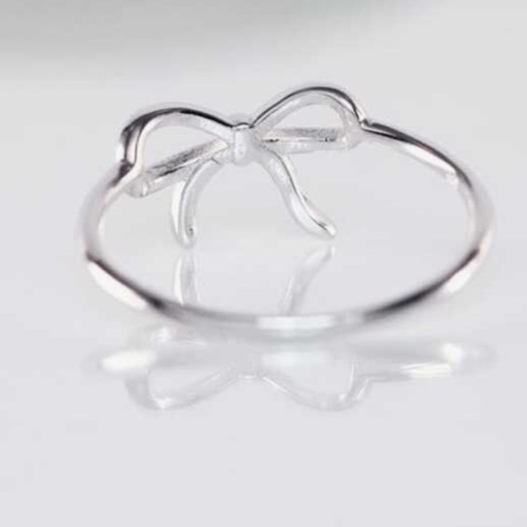 Silver bow ring size 8 ballercore - Picture 4 of 4